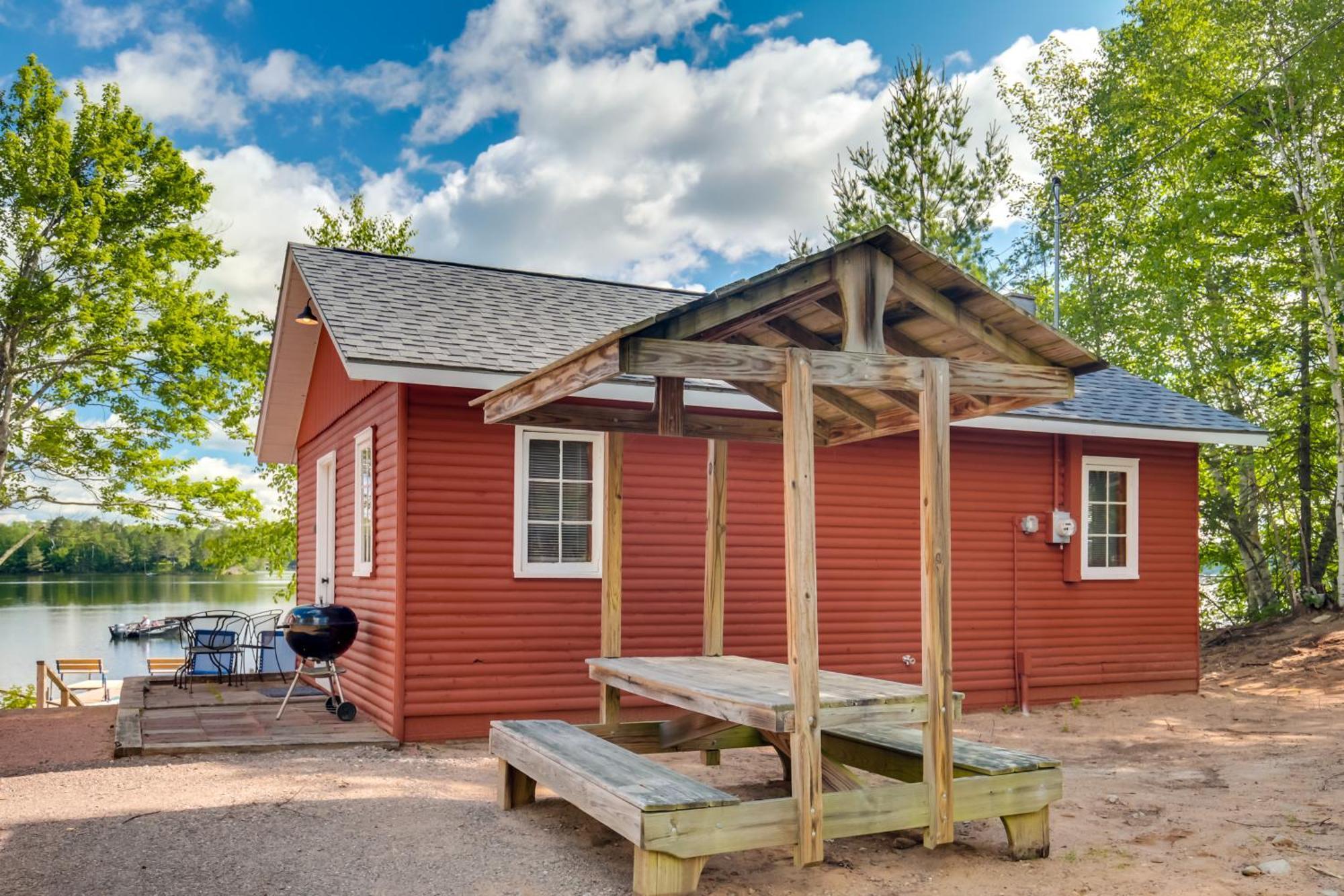 Oneida County Cabin With Private Dock And Rowboat! Villa Harshaw Exterior foto