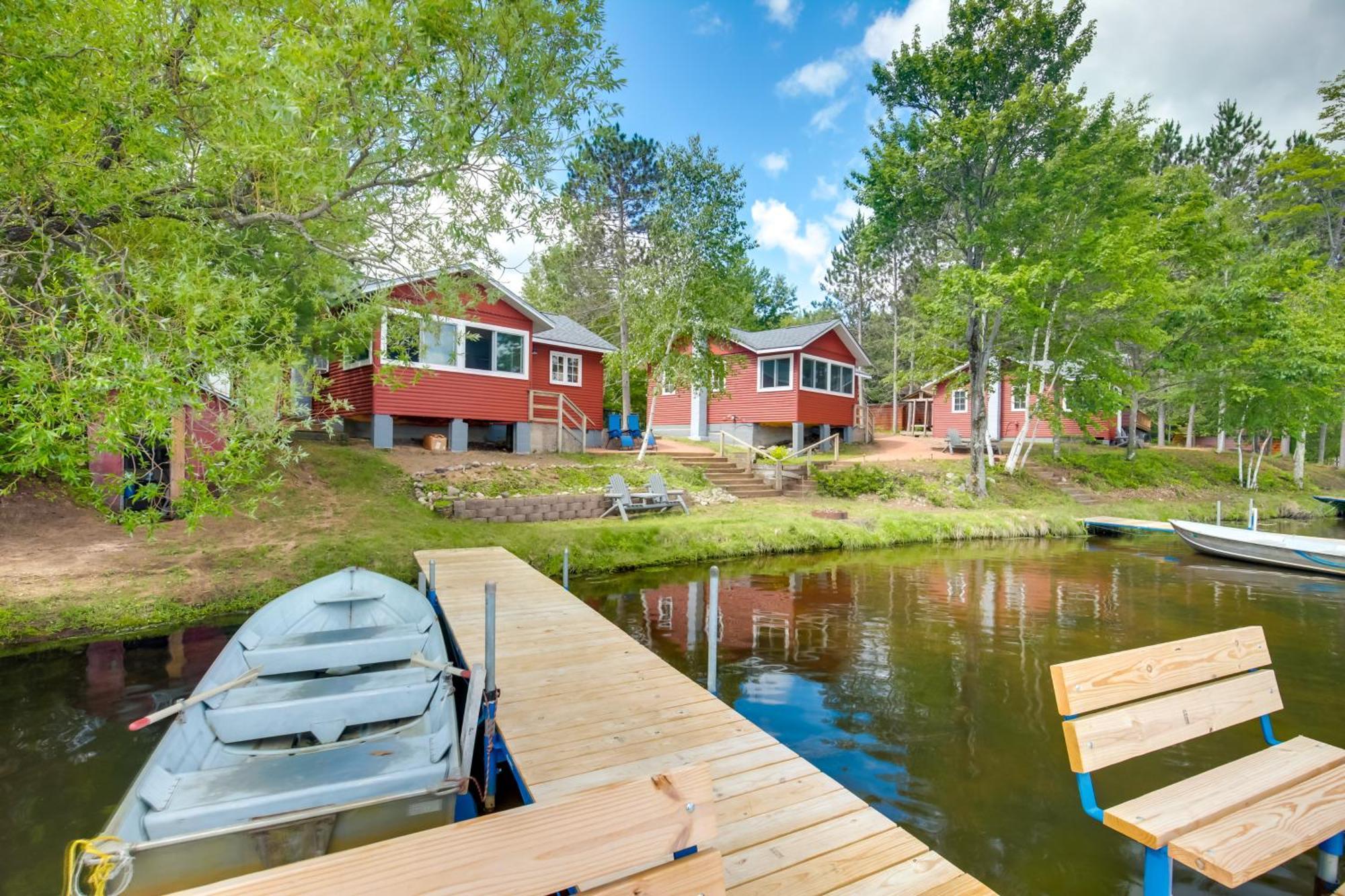 Oneida County Cabin With Private Dock And Rowboat! Villa Harshaw Exterior foto