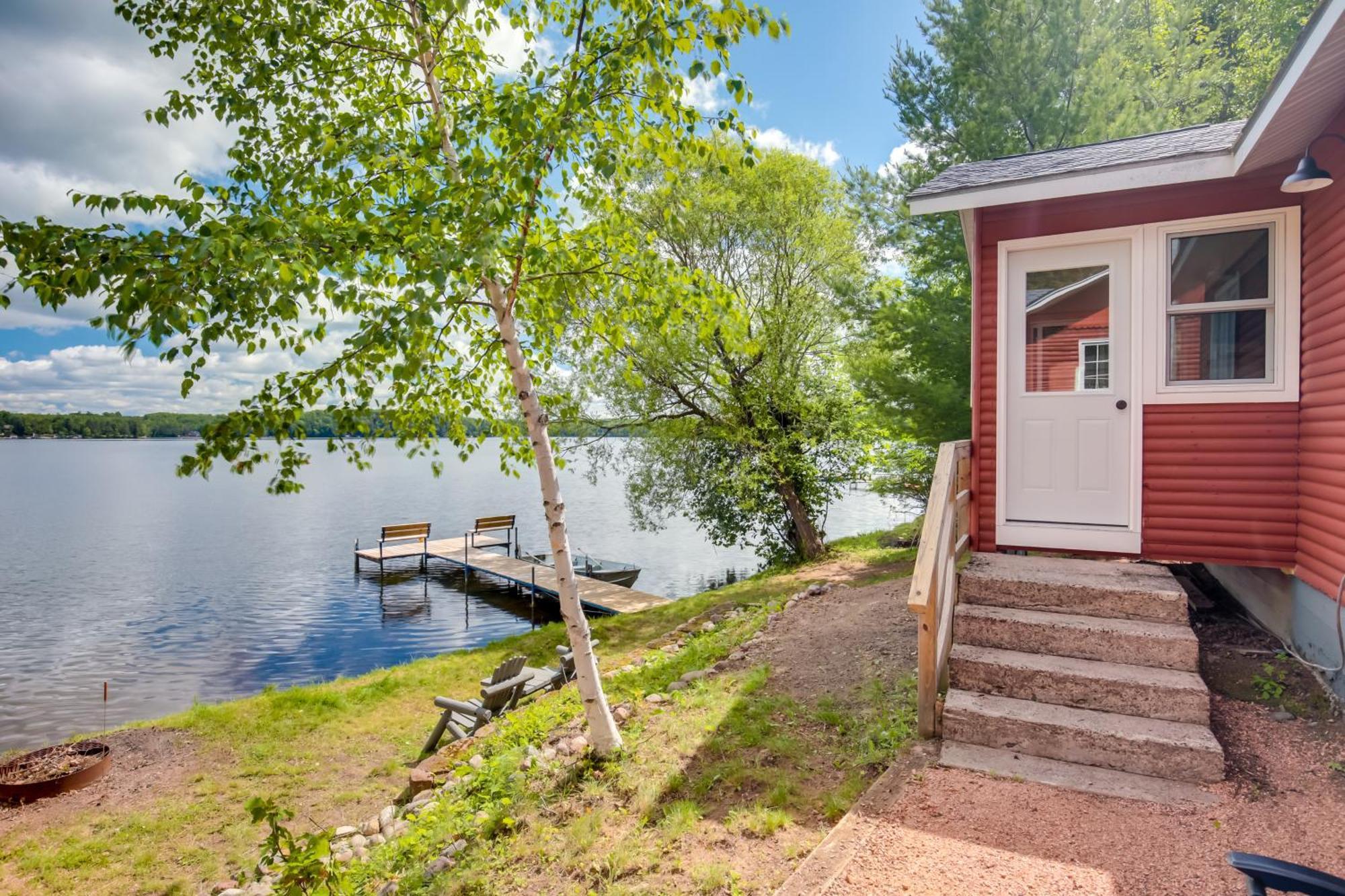 Oneida County Cabin With Private Dock And Rowboat! Villa Harshaw Exterior foto